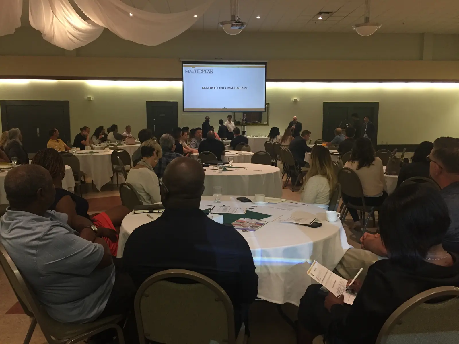 A packed Team Made Hub workshop